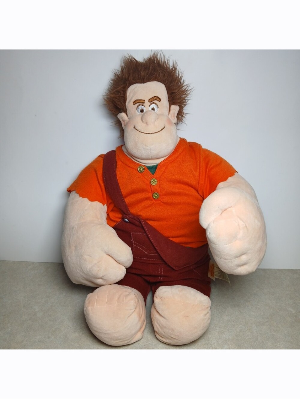 Disney Wreck It Ralph 22" Talking Plush Stuffed Toy Pixar 2012 Tested Works